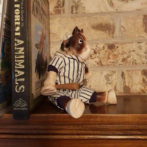 Vintage Russ Collectible MLB Chicago White Sox Shoeless Joe Horse Figurine